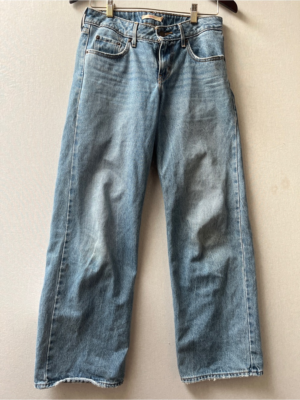Levi's Low Loose Wide Leg Baggy Denim Y2K Jeans 25